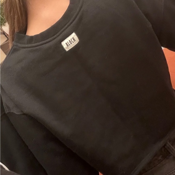 Black BLOCH Cropped Sweatshirt in size XS in Excellent Condition - Picture 4 of 6